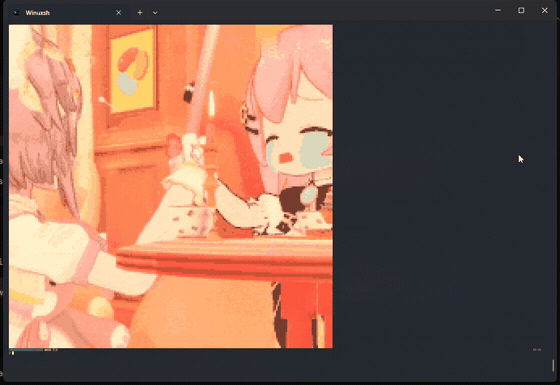终端里渲染的动画 GIF